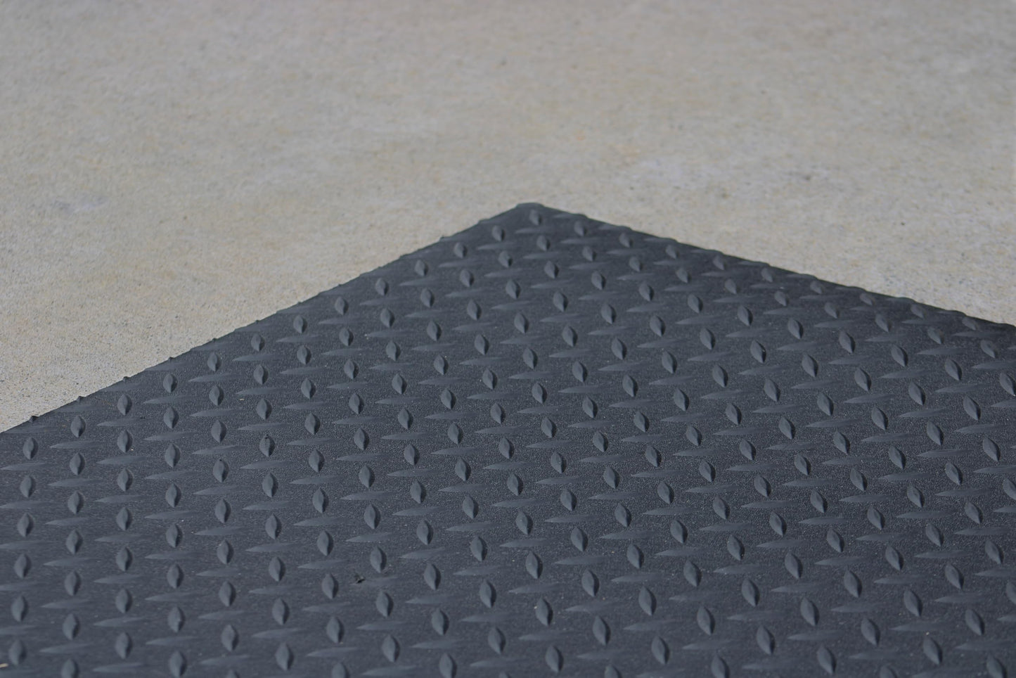 EnviroFlex VanDeck Universal Fit Cargo Van Floor Liners - 4mm x 60" W x 123" L Diamond Plate - Heavy Duty, Cut to Fit Rubber Floors, Protect Floors