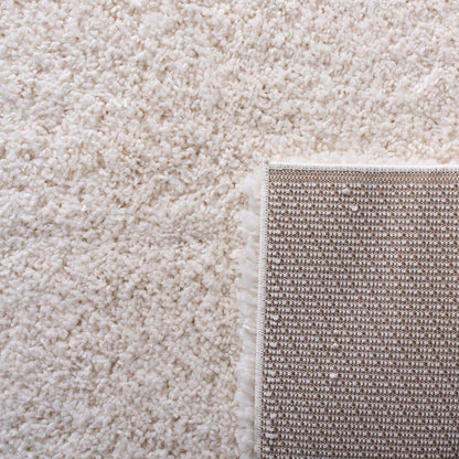 SAFAVIEH Fontana Shag Collection Area Rug - 10' x 14', Ivory, Solid Design, Non-Shedding & Easy Care, 2-inch Thick Ideal for High Traffic Areas in Living Room, Bedroom (FNT800A)
