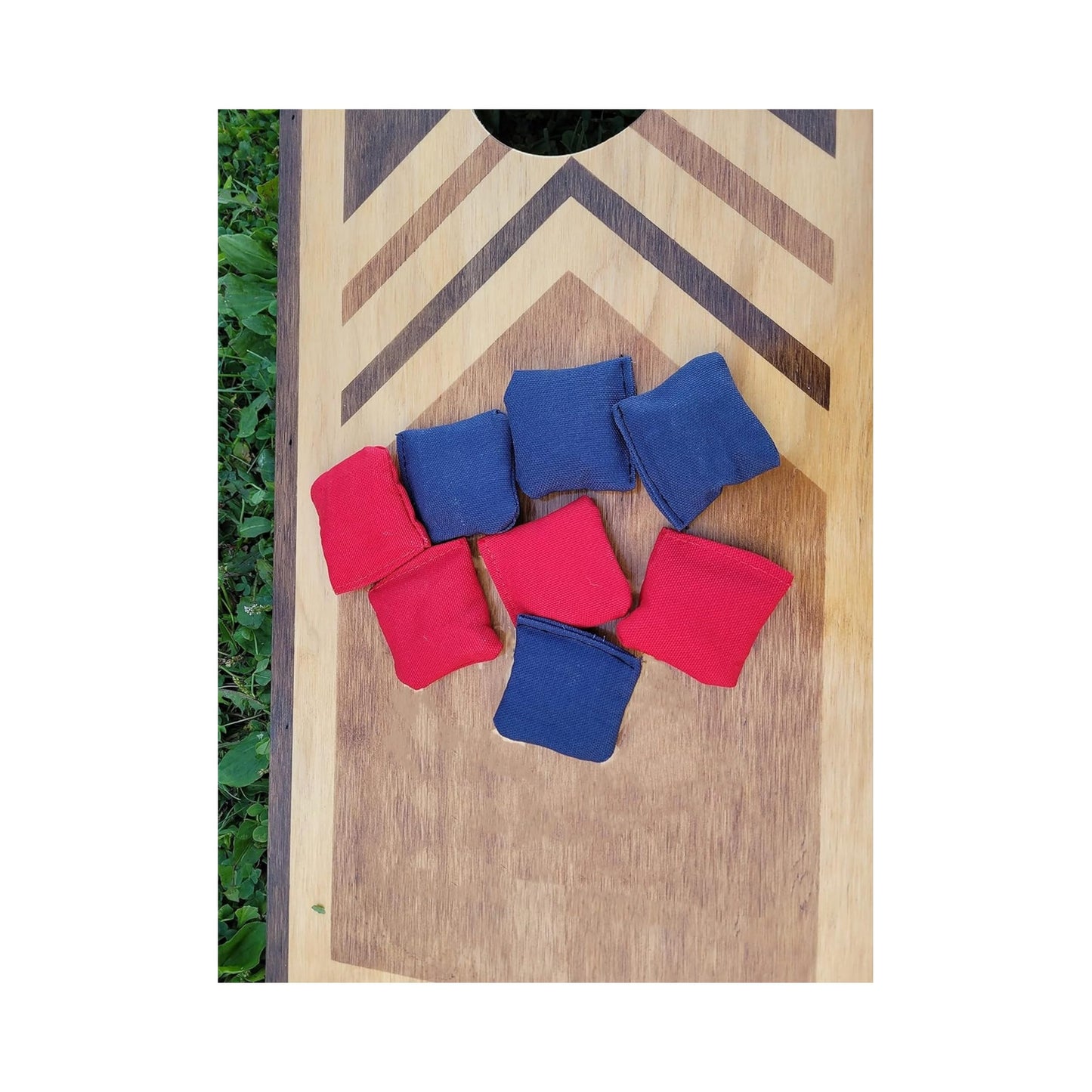 Bags Bean Bags for Tossing - Mini Cornhole Bean Bags for Cornhole Game Replacement Toss Bags Set of 8 (2In)
