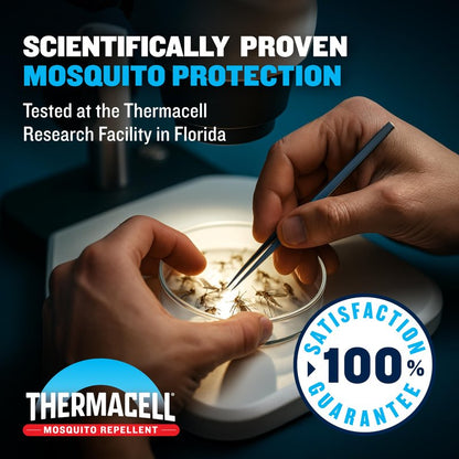 Thermacell E-ZoneGuard Patio Max Rechargeable Mosquito Repeller with 20-Foot Zone of Scientifically Proven Outdoor Protection; 12-Hr Battery; 36-Hr Refill; Bug Spray Alternative; Fast Charging Dock