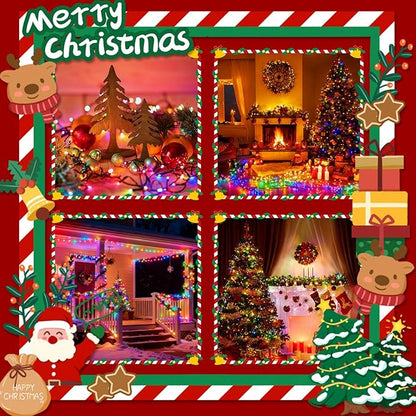 BHCLIGHT 240LED Christmas Voice Control String Lights Multicolor
