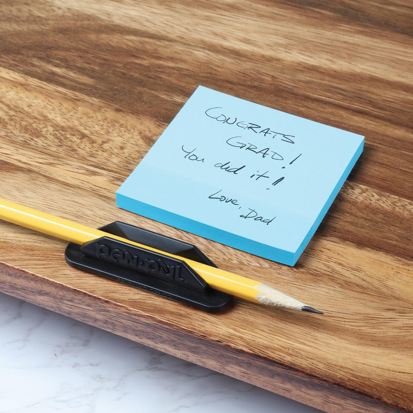 Tops Pen Pal Pen Holders, Flexible Pen Holder, Writing Tool Organizer, Office and Teacher Supplies, Sticks to Clipboards, Black, 12 Pack (1009286)