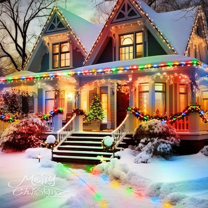 Brightown Solar String Lights Outdoor 2 Pack 72 Feet 200 LED Waterproof Solar Powered String Lights with 8 Lighting Modes, Waterproof Solar Rope Lights for Outside Christmas Party, Multicolor