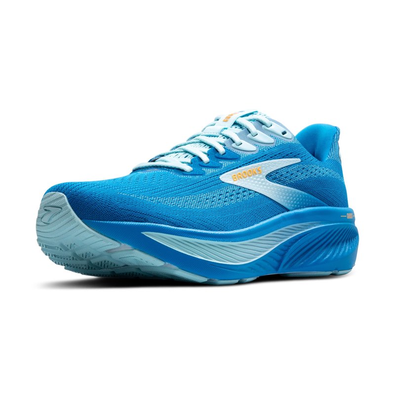 Brooks Men’s Ghost 17 Neutral Running Shoe - Cloissone/Blue/Orange - 10 Medium