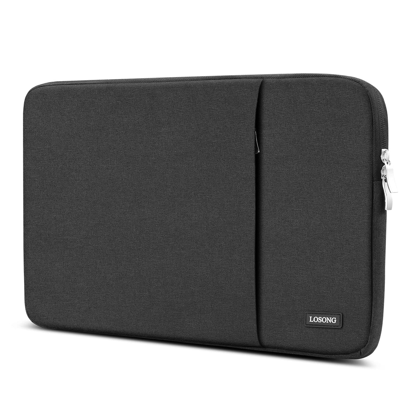 Portable Monitor Case 15.6 Inch, Protective Carrying Sleeve for Most 16.1/15.6 in Monitors, Water Resistant Portable Laptop Display Bag with Accessory Pocket, Size-15.3"x9.8" Black