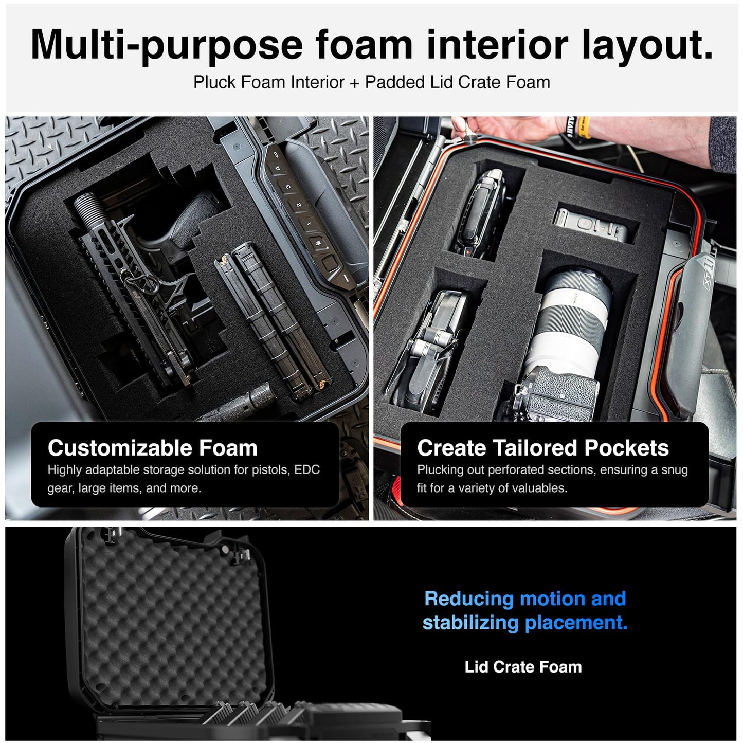 VAULTEK LifePod XT Series Weatherproof Multiple Handgun Safe Modular Interior Secure Rugged Portable Lockbox with Backlit Keypad (Standard)