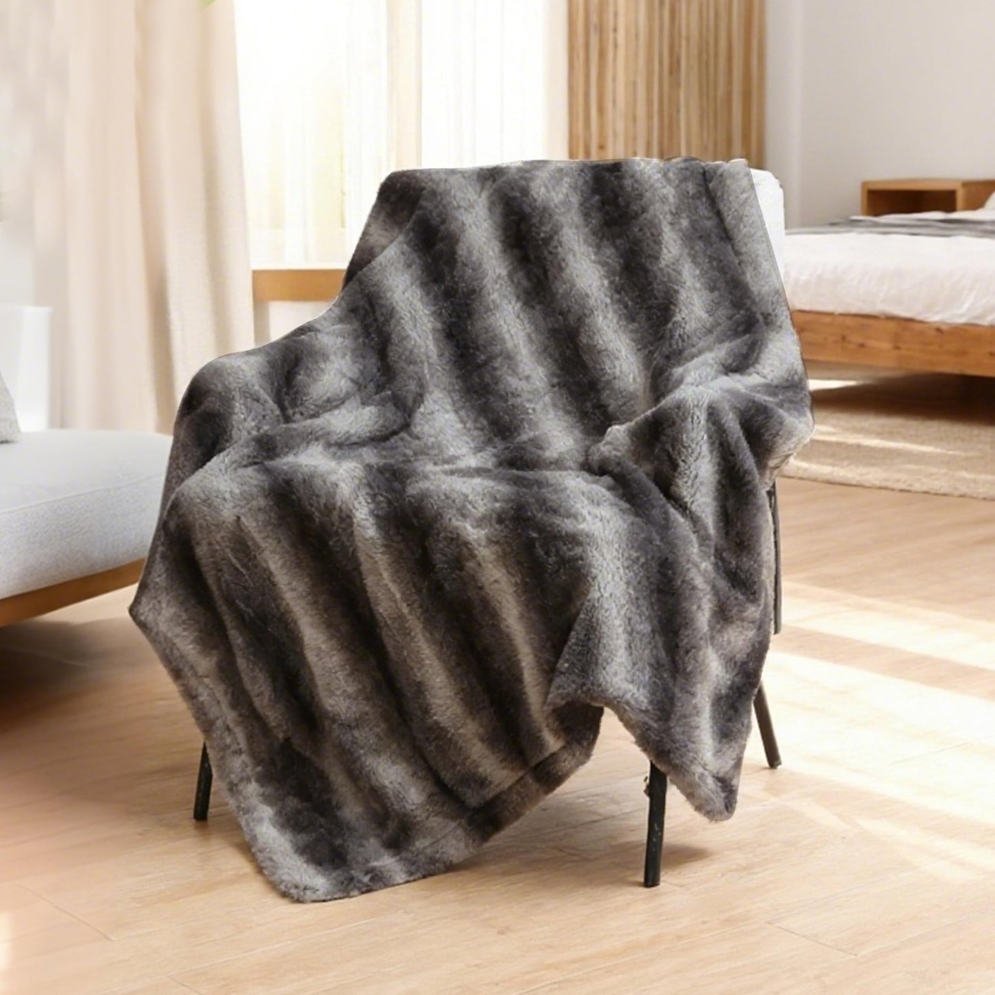 Electric Heated Blanket Full Size 72"x84", Cozy Large Oversized, 5 Heating Levels & 10 Hours Auto Off, Cozy for Bed, Sofa, & Office, Machine Washable, Purple