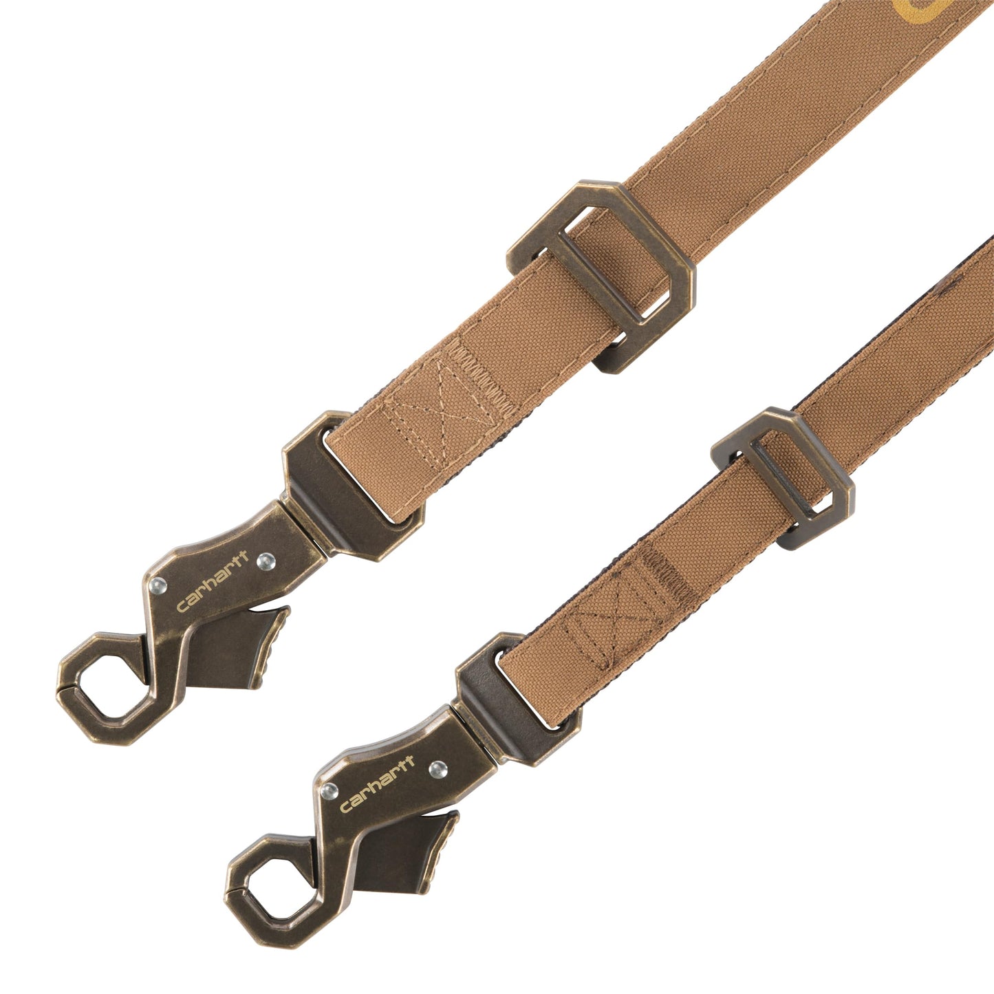 Carhartt Pet Durable Nylon Duck Leashes for Dogs, Reflective Stitching for Visibility, Carhartt Brown, Large