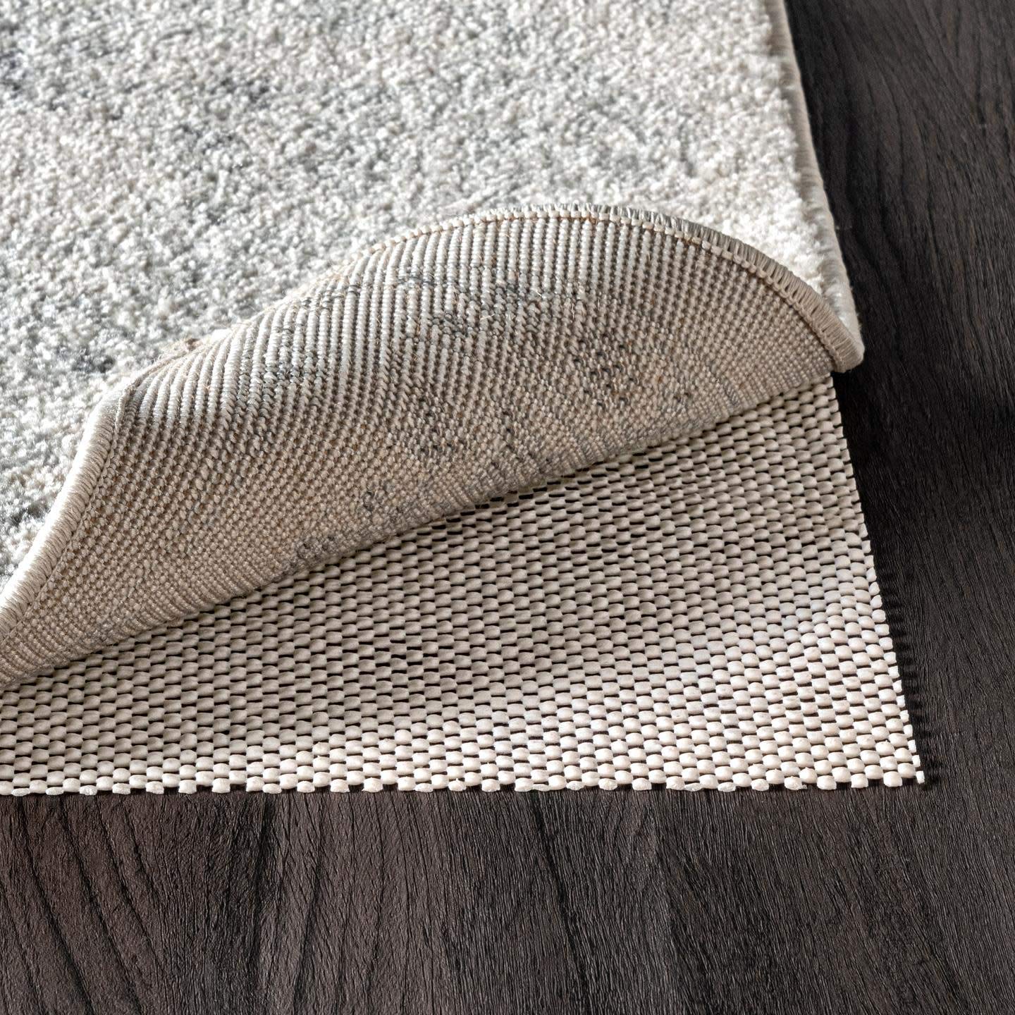 nuLOOM 7' x 9' Non-Slip Gripper Rug Pad, Cushioned for Comfort & Floor Protection, Skid Resistant Pads for Hard Floors Under Carpet Mat Cushion, Customizable Protection