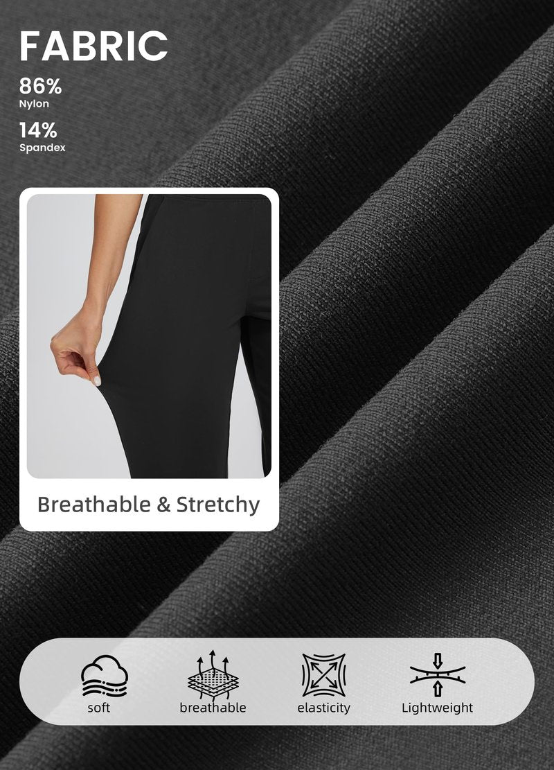 Libin Women's Golf Pants Stretchy Casual Travel Pant 7/8 Ankle Pants Athletic Sweatpants Dress Business Slacks with 4 Pockets