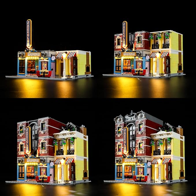 Lightailing Light for Lego- 10312 Jazz-Club - Led Lighting Kit Compatible with Lego Building Blocks Model - NOT Included The Model Set