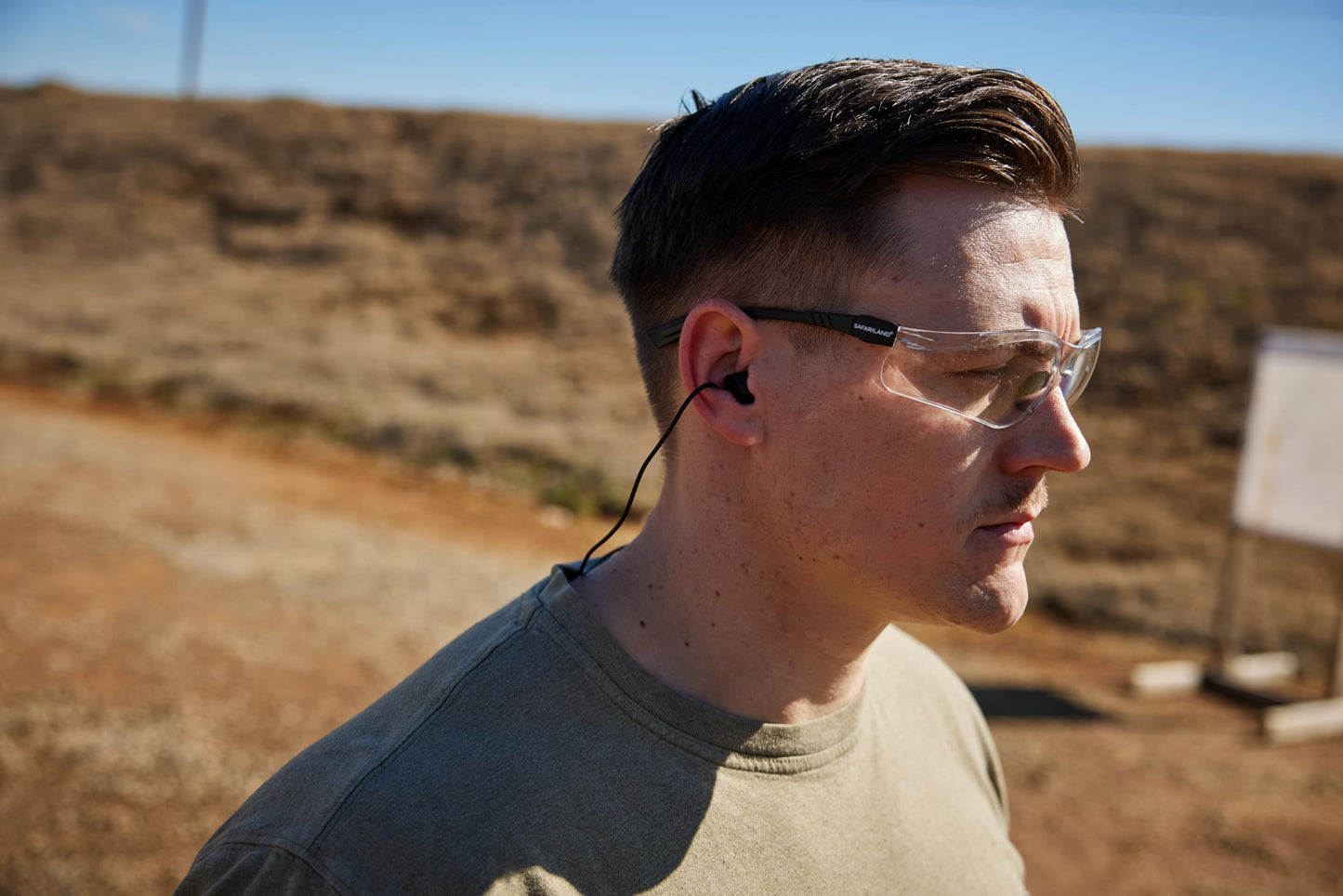 Safariland Pro Impulse Hearing Protection, In Ear Earplugs with Keychain Storage Case - Hearing Protection for Firing Range, Shooting and Hunting