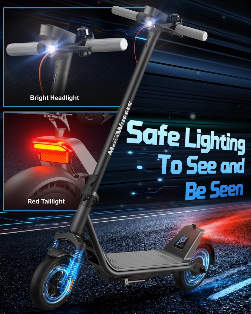 Electric Scooter, 300W Scooter with Suspension,15.5MPH,11miles Range,7500mah Battery,Comfortable Riding, Widened Deck