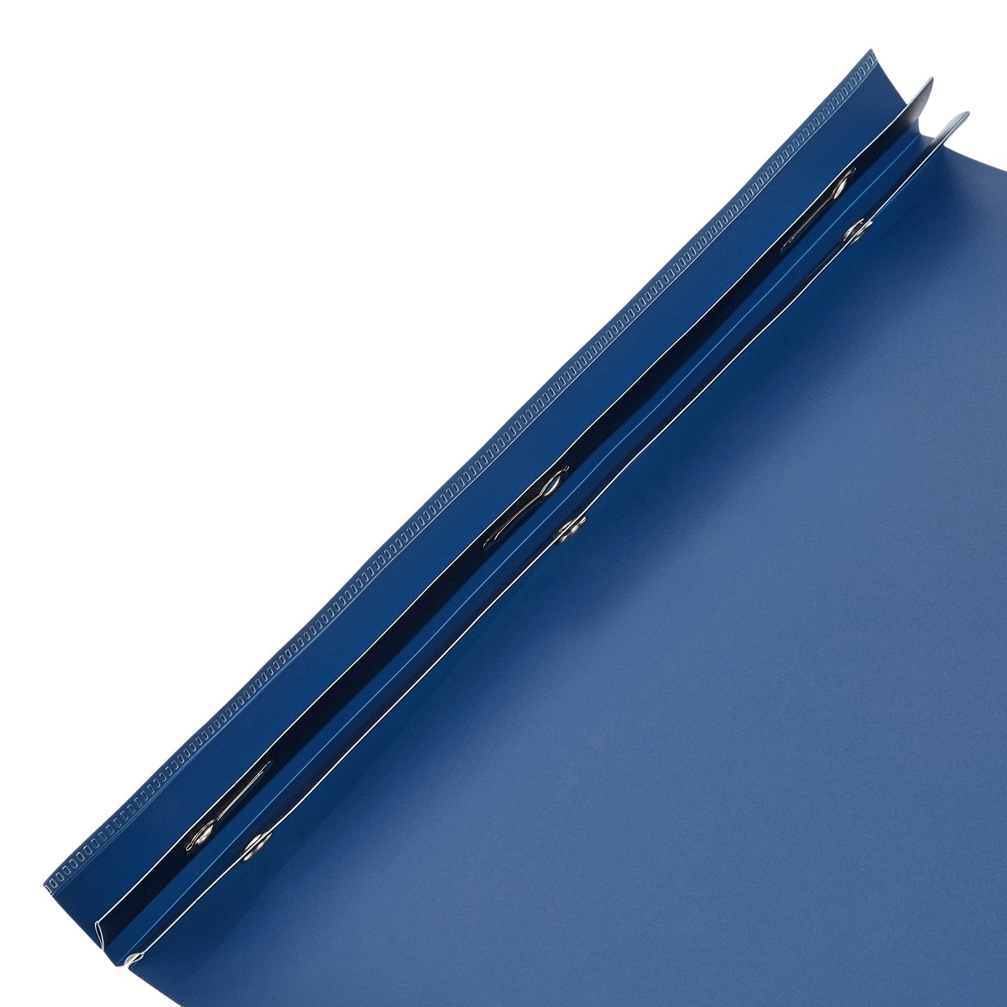 Amazon Basics Letter Size Clear Front Report Covers with Metal Prong Fasteners for Documents, 25-Pack, Assorted Black and Navy