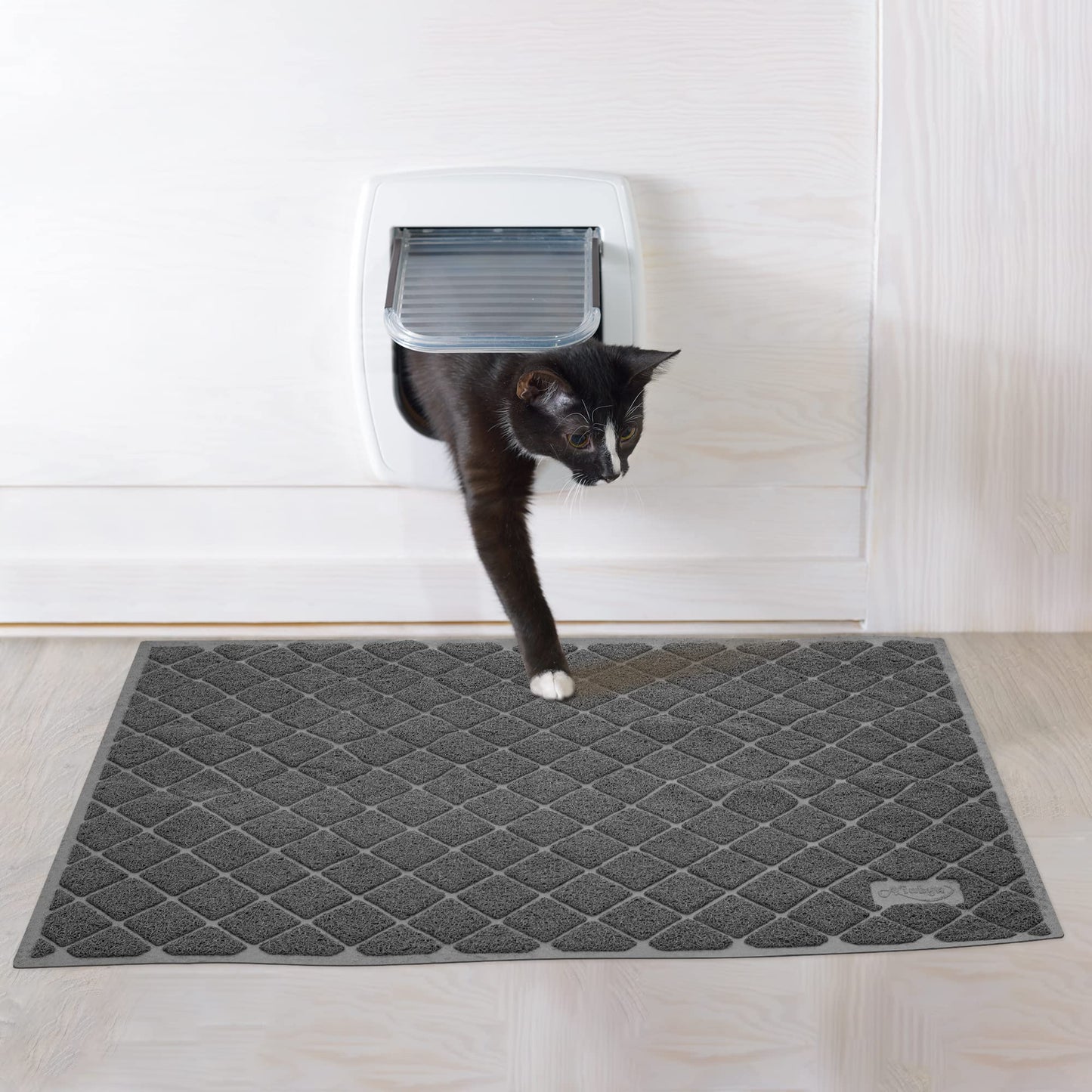 Niubya Premium Cat Litter Mat, 47" Long x 35" Wide, Extra Large Size, Waterproof and Non-Slip Design, Gentle on Paws, Easy to Clean