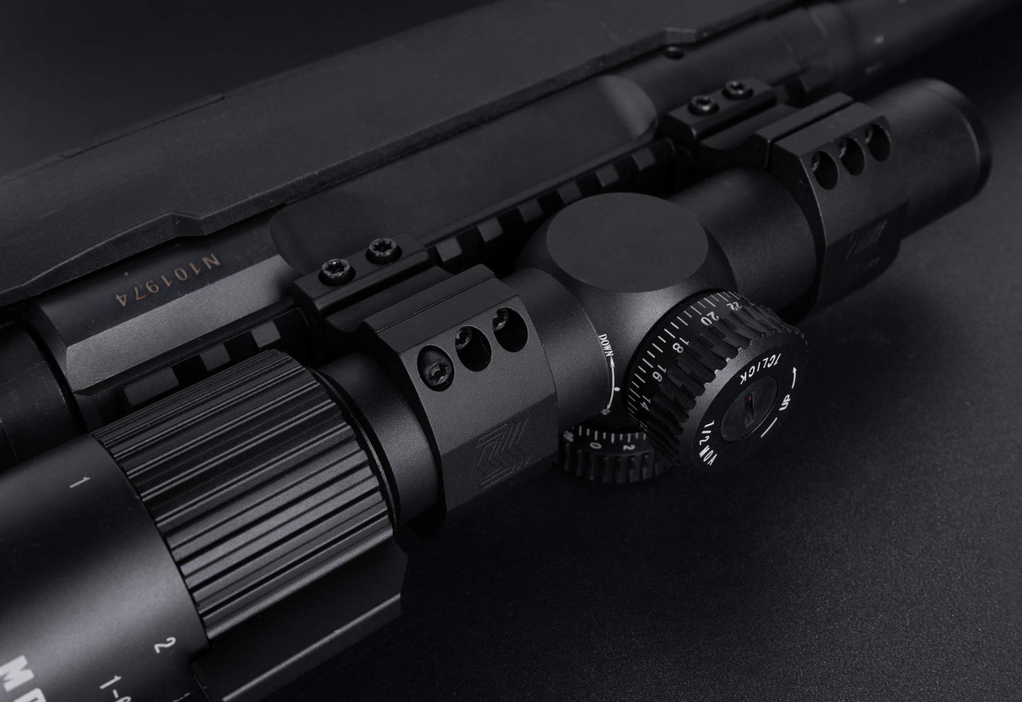 Monstrum Precision V2 Scope Rings with Picatinny Anti-Recoil Lugs | 30 mm Diameter | 0.85 inch Center Height