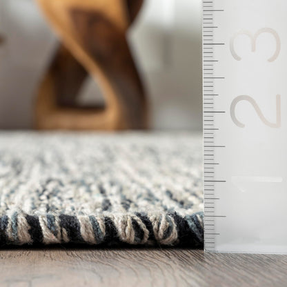 Nuloom Alessi Hand Woven, Grey, 11'6" x 14'6", Solid, Cotton, Soft and Gentle, High Traffic, Stain Resistant, Easy Clean, Durable Area Rug for Bedroom, Living Room, Dining Space, Den, Foyer, Entryway