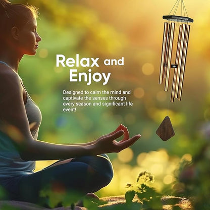 Nature's Melody PG24BR 24-Inch Premiere Grande Wind Chime - Bronze