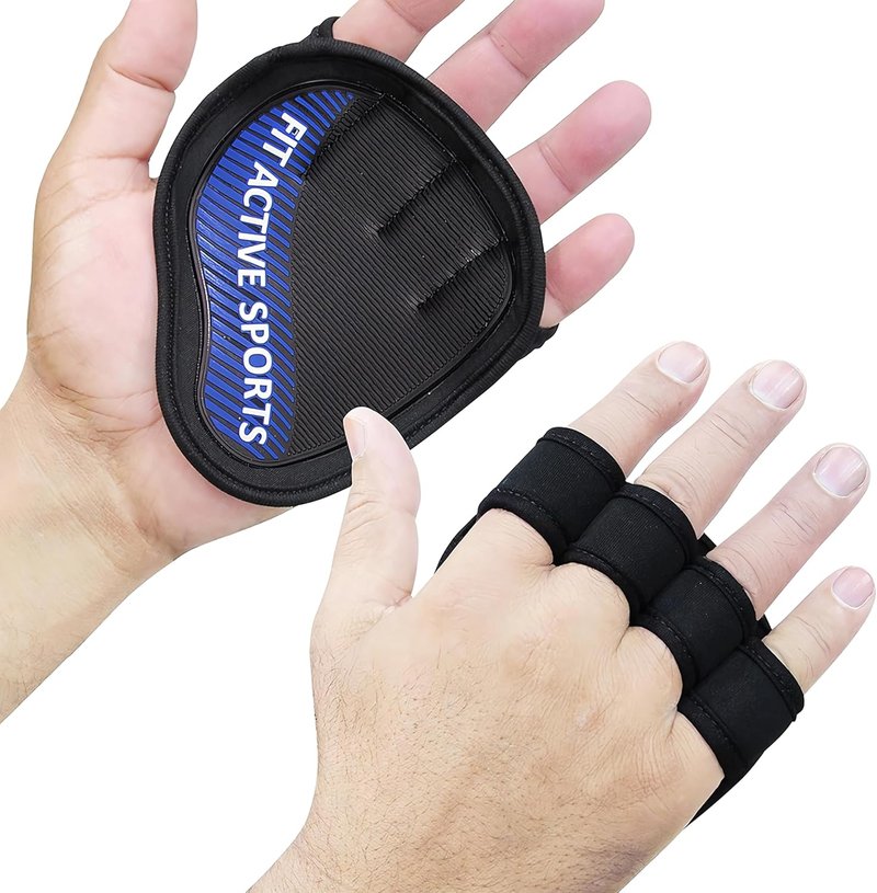 Fit Active Sports Workout Gloves - Durable Grip Pads for Men & Women | Rubber Padding to Prevent Calluses