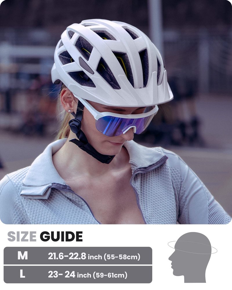 OutdoorMaster MIPS Adult Recreational Cycling Helmet - Chalk Cliff,M