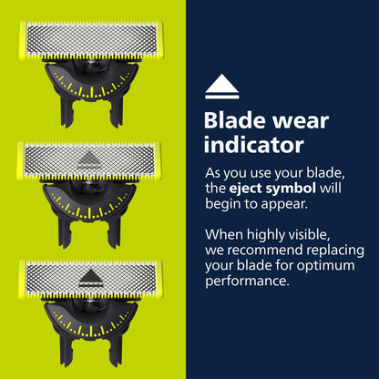 Philips Norelco OneBlade 360 Hybrid Face, Electric Beard Trimmer and Shaver, with 360 Blade Technology, 1x 360 Blade for Face, 5in1 Adjustable Comb, Model QP2724/90