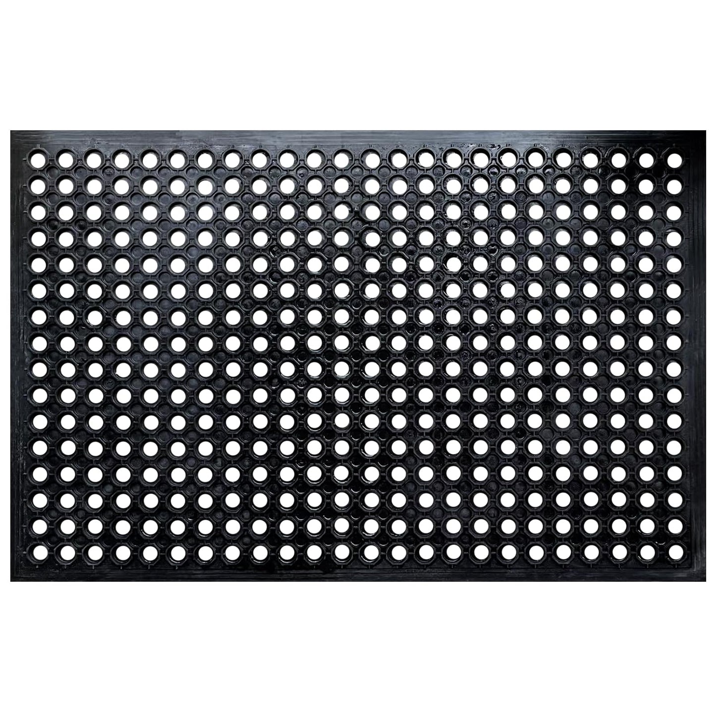 Halidec 60"x35" Outdoor Rubber Floor Mats Non-Slip Restaurant Mat Commercial Kitchen Heavy Duty Mat Drainage Mats for Outside Industral Pool Entrance Bar Wet Area