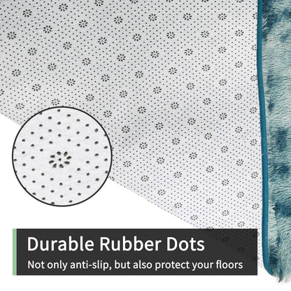 Sour Lemon 8x10 Area Rugs for Bedroom, Living Room Fluffy Rug, Large Area Rug Shag Shaggy Carpet Soft Plush Furry Bedside Rug, Machine Washable Area Rug for Kids Girls Boys Home Decor Anti Slip
