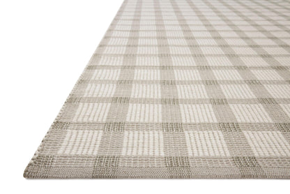 Loloi Magnolia Home by Joanna Gaines Ryder Collection RYD-02 Stone/Ivory 5'-0" x 7'-6" Area Rug