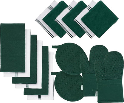LANE LINEN Dish Towels and Dishcloths Sets
