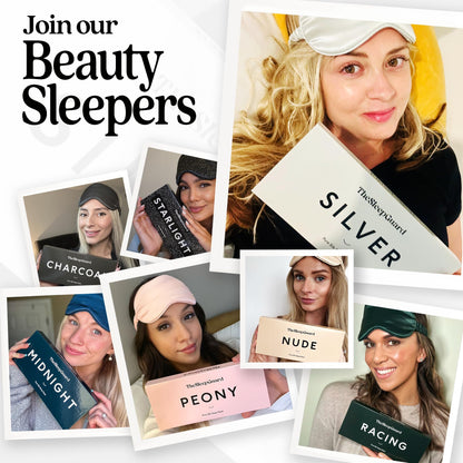 TheSleepGuard Pure Silk Sleep Mask [100% 6A Mulberry Silk, 22 Momme] Light Blocking Travel Essentials. Eye Masks for Sleeping. Black Oeko-Tex Blindfold. Eye Covers for Men & Women