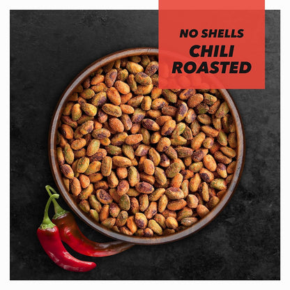 Wonderful Pistachios No Shells, 3 Flavors Mixed Variety Pack of 9 (0.75 Ounce), Roasted & Salted Nuts (4), Chili Roasted (3), Honey Roasted (2), Protein Snacks, Gluten Free, Pantry Staples, Healthy Snacks Variety Pack for Adults