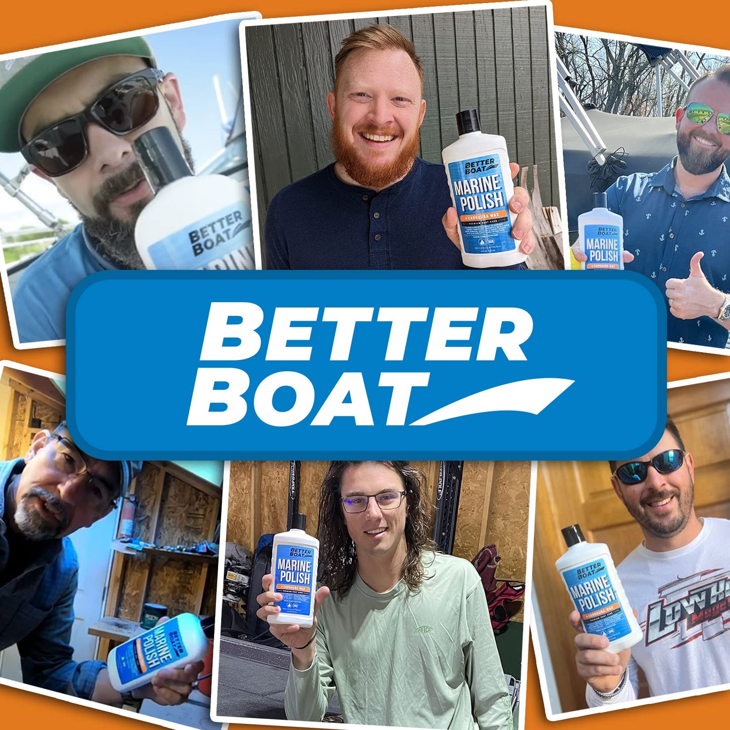 Marine Polish High-Gloss Gel Coat Restorer, Oxidation Remover with UV Protection for Fiberglass, Metal, Painted Surfaces, Boats, and RVs - Better Boat