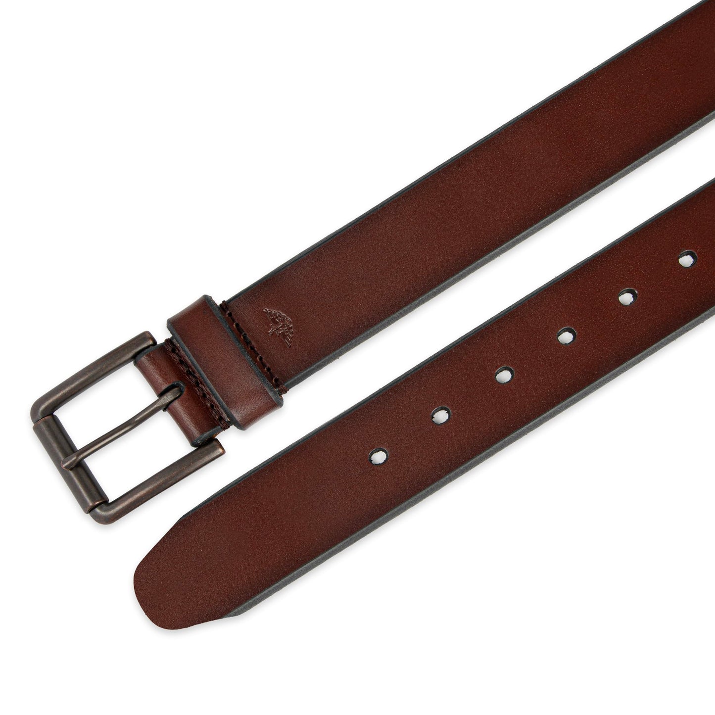 Dockers Men's Casual Leather Belt - 100% Soft Top Grain Genuine Leather Strap with Classic Prong Buckle,Brown,34