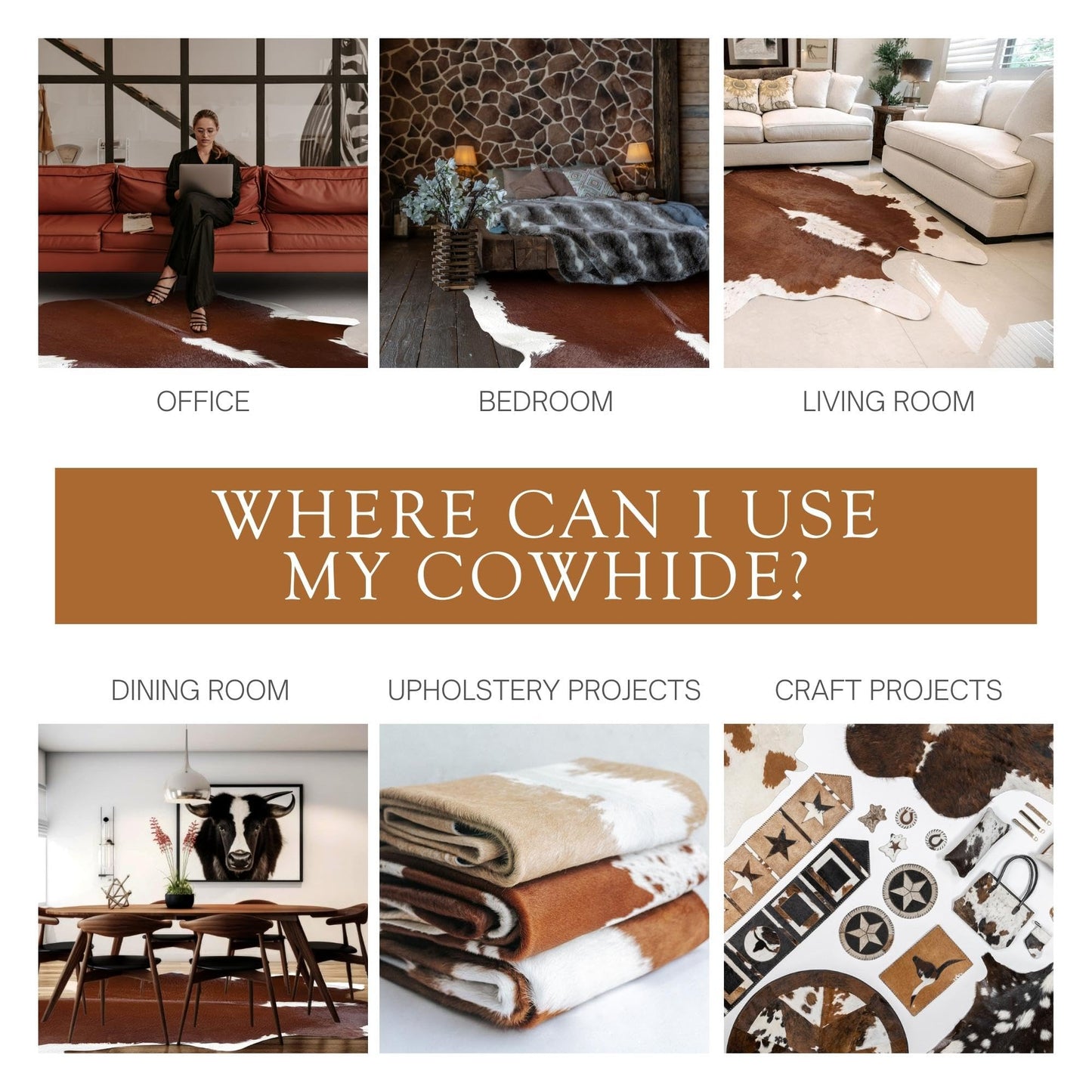 Sunshine Cowhides 100% Genuine Hereford Red Brown and White Cowhide Rug - Modern Style Animal Skin Rug & Floor Carpet for Living Room, Bedroom, Kitchen & More - Extra Large (6x7-8 Ft.)