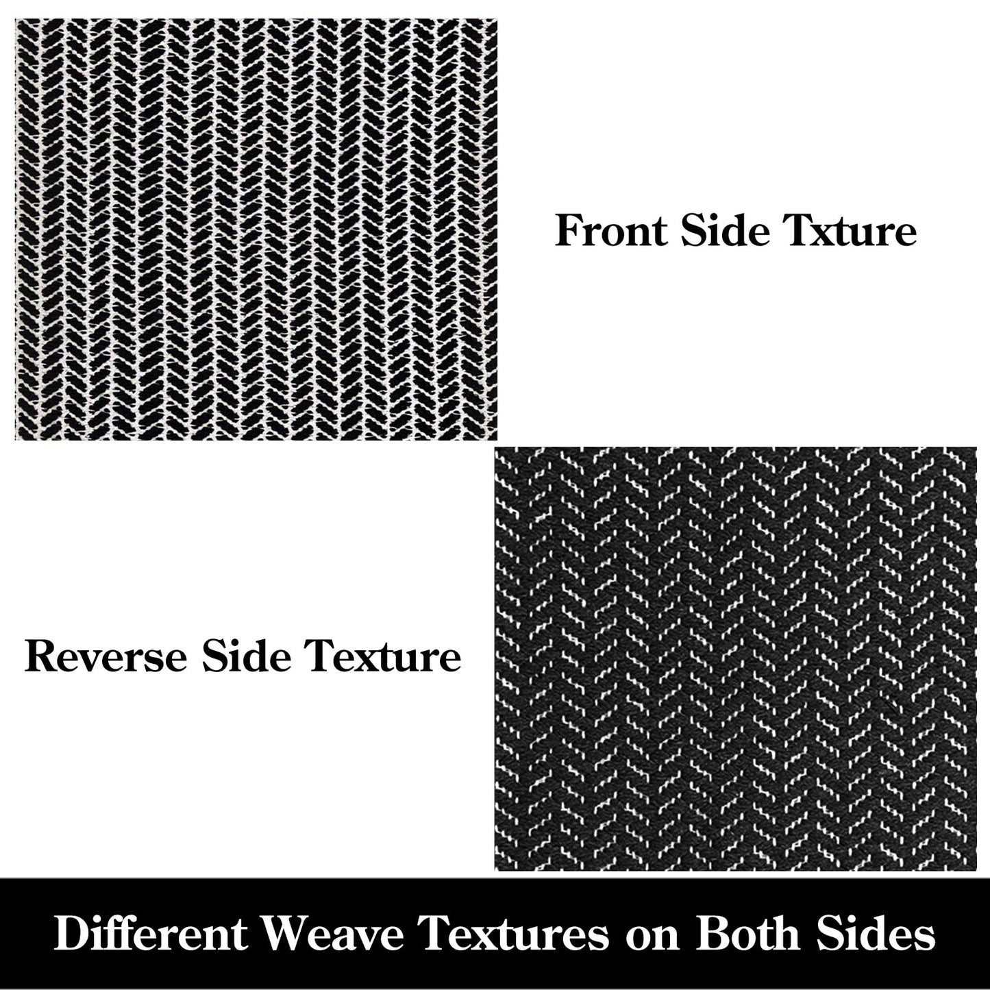 Lahome Belle Boho Entryway Rug, 3x5 Rugs for Bedroom Lightweight Washable Throw Rug Woven Cotton Bathroom Carpet with Tassels, Farmhouse Black and White Rugs for Living Room Kitchen Office Dorm