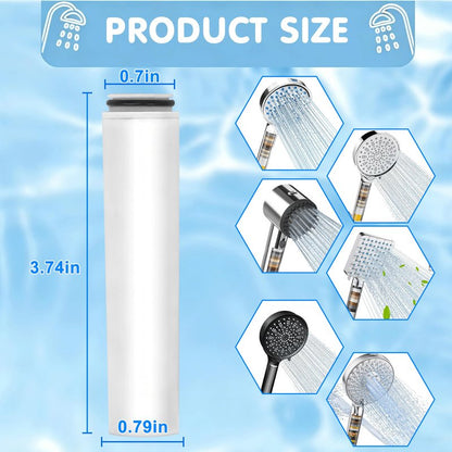 4 Pack Shower Head Filter Replacement Compatible With Cobbe®, Handheld Shower Head Filters for Hard Water, Removes Chlorine & Heavy Metals to Improve Skin & Hair