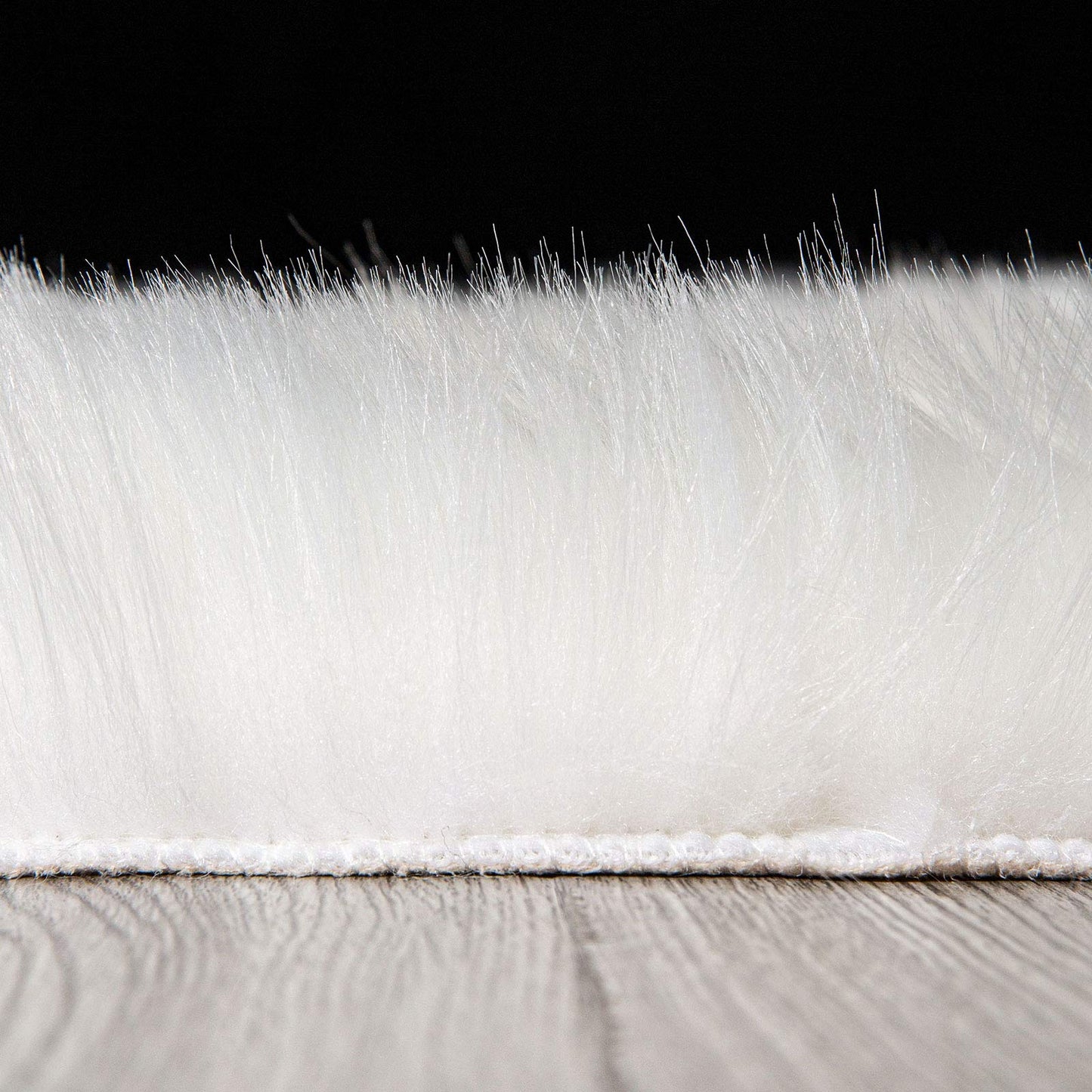 Carvapet Soft Fluffy Faux Sheepskin Fur Area Rug for Bedroom Floor Sofa Living Room 3 x 5 Feet,White