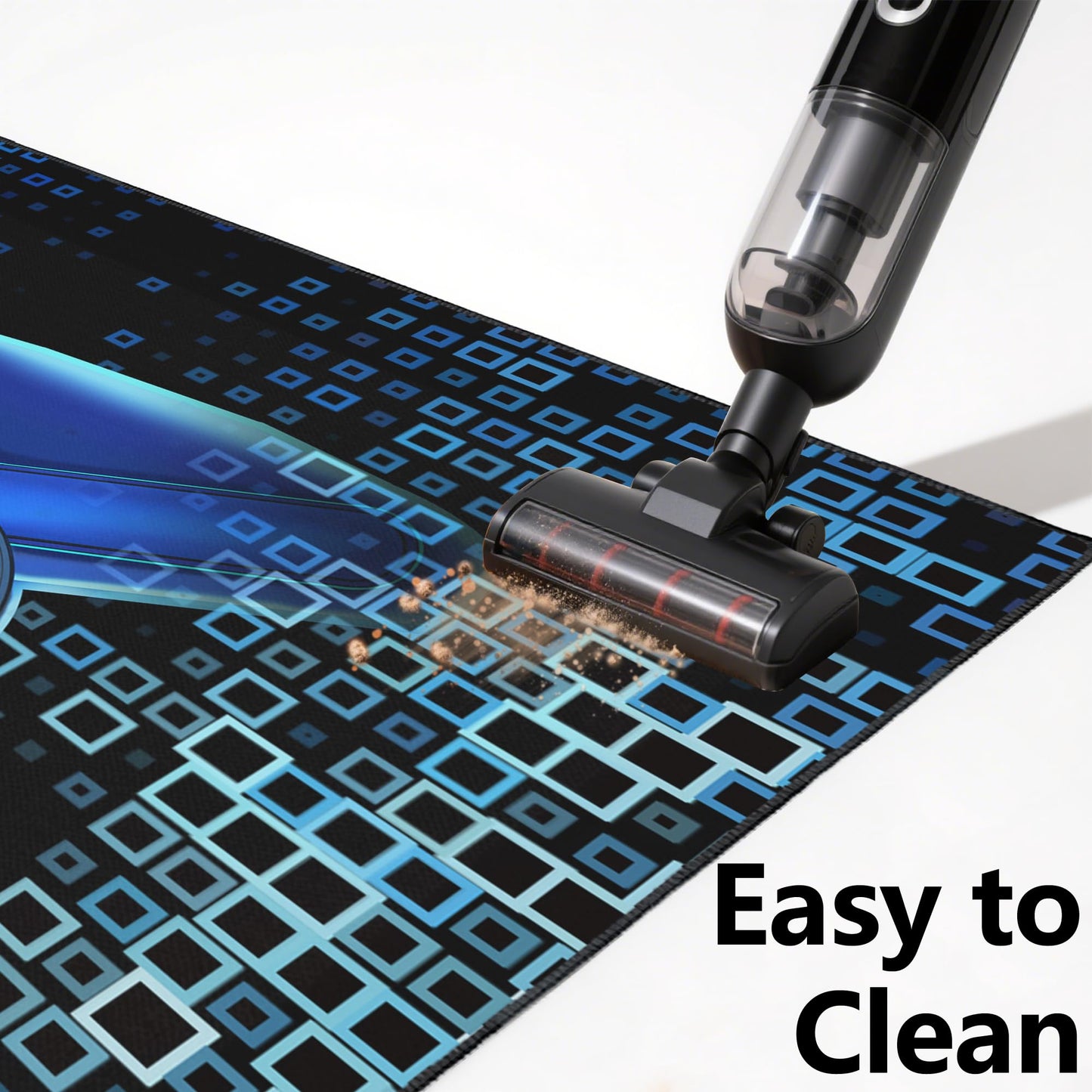 Vesocro Gamer Rug for Room,3x5 ft Non-Slip Cool Gaming Carpet for Bedroom Livingroom and Game Room Rug Decor