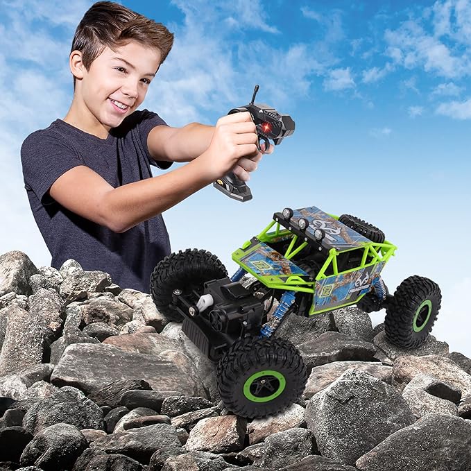 NKOK Realtree: 1:16 Scale RC: Rock Crawler - Edge Camo Green - 2.4 GHz Radio Control #81611 Competition Series Real Time 4x4 Officially Licensed Ages 6+