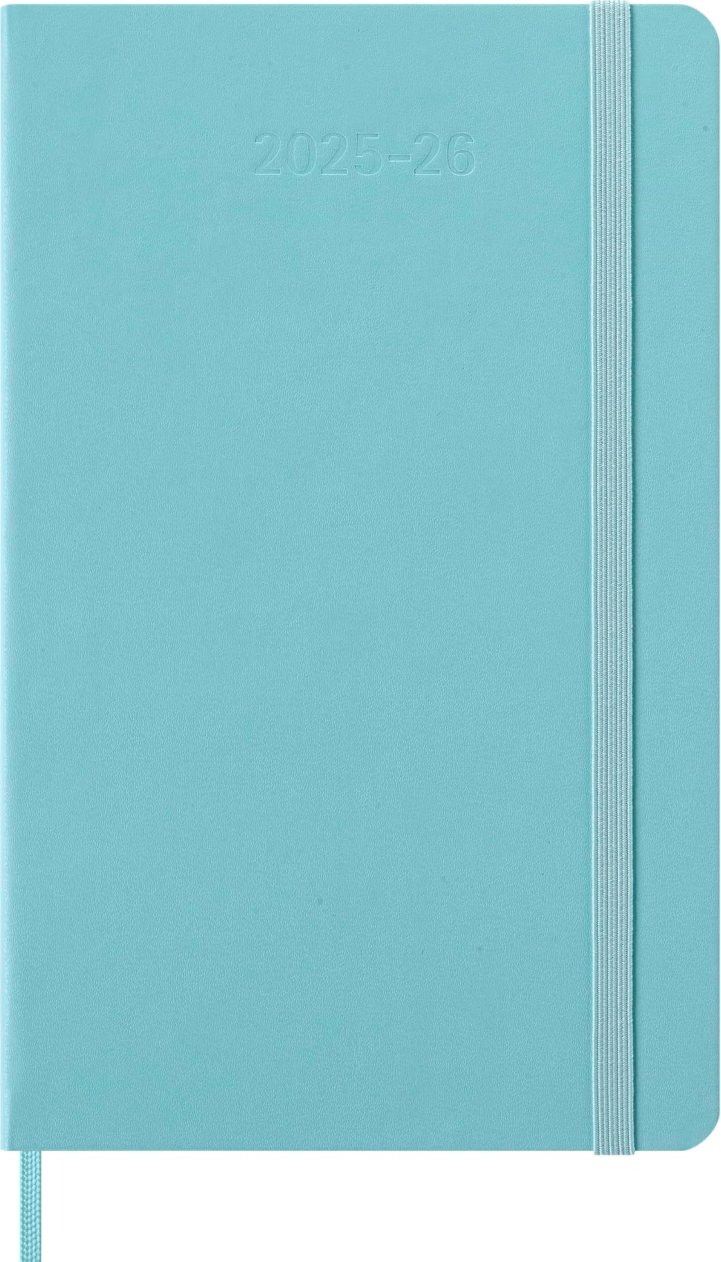Moleskine Classic 18 Month 2025-2026 Weekly Planner, Hard Cover, Large (5" x 8.25"), Aquamarine, 208 pages