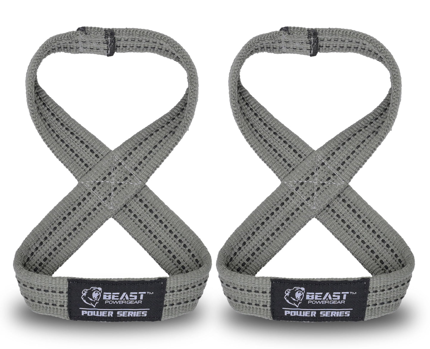 Figure 8 Lifting Strap- Strongman 10-14" Deadlift Straps- True Grip Support & Heavy Duty Wrist Straps for Weightlifting Women Men- Hand Straps for Weight Lifting Figure 8 Straps for Gym Workout