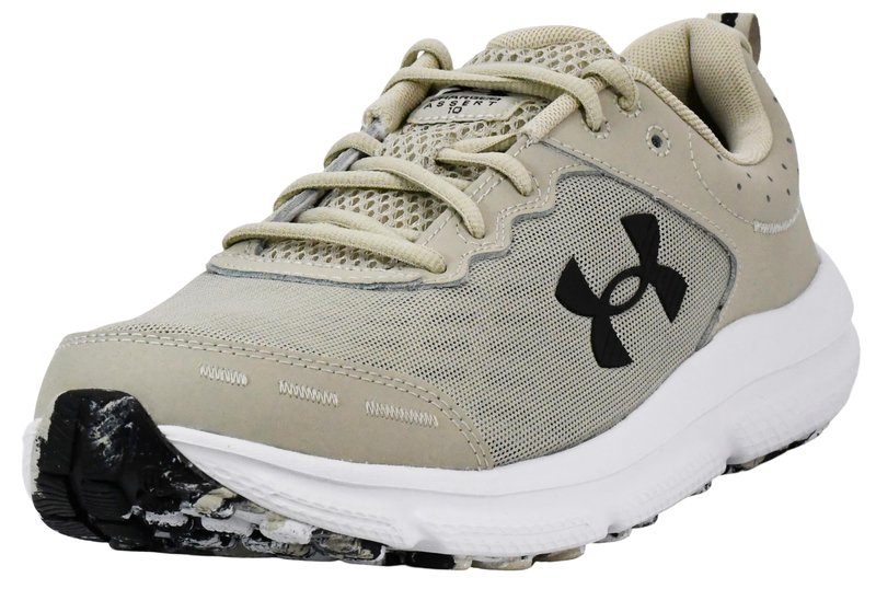Under Armour Men's Charged Assert 10, (289) Khaki Base/Khaki Base/Black, 5.5, US