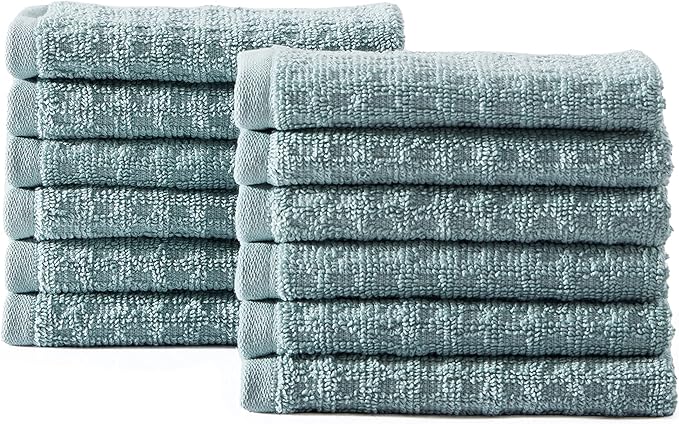 Tommy Bahama- Washcloth Set, Highly Absorbent Cotton Bathroom Decor, Low