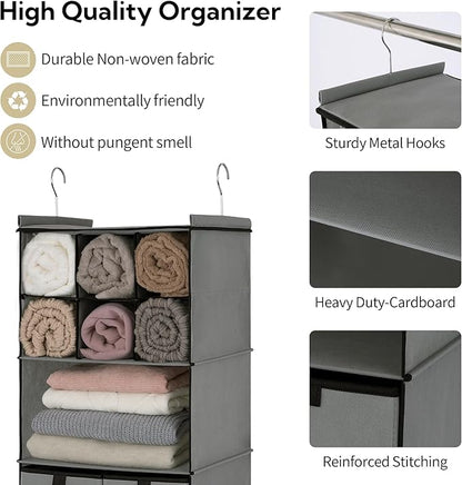 GRANNY SAYS Hanging Closet Organizer