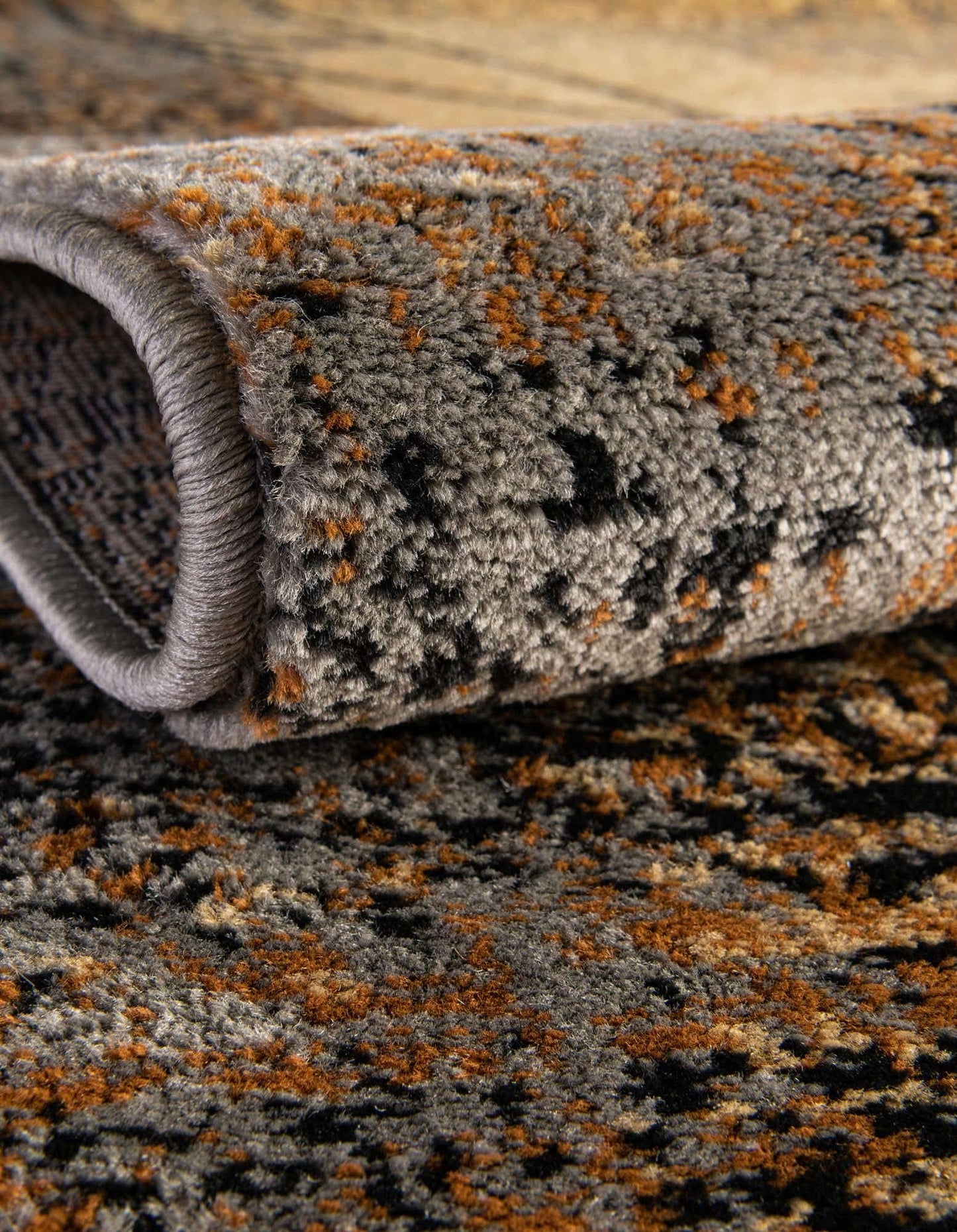 Unique Loom Barista Collection Area Rug - Excelsa (4' 1" x 6' 1" Oval, Beige/Brown)