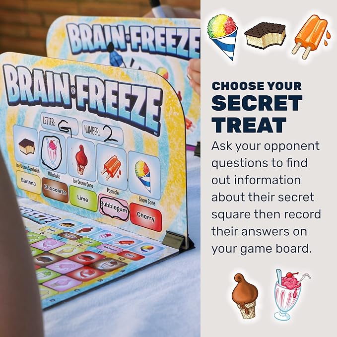 Brain Freeze™ Board Game – Fun Memory Game for Kids &amp Families Educational Toys &amp Learning Game Logic &amp Deduction Challenge Ages 5+