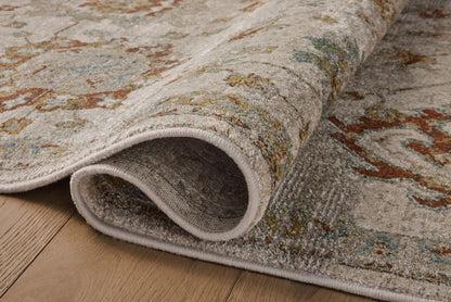 Loloi Magnolia Home by Joanna Gaines Mona Collection MOA-02 Oatmeal/Multi 2'-6" x 4'-0" Accent Rug