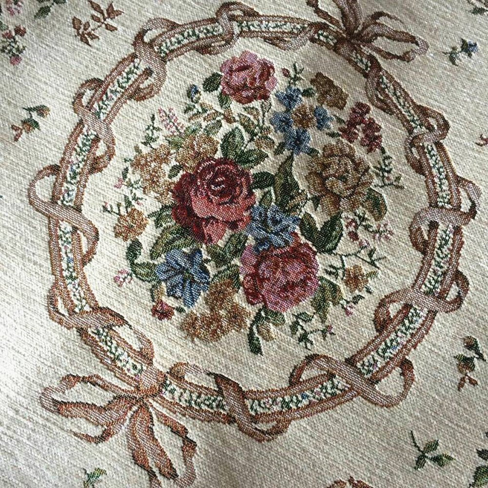 UKELER Royal Collection New Traditional Oriental Rug Home Decor Collection Floral Rugs Carpet for Bedroom, 4' x 6', Euro Romance
