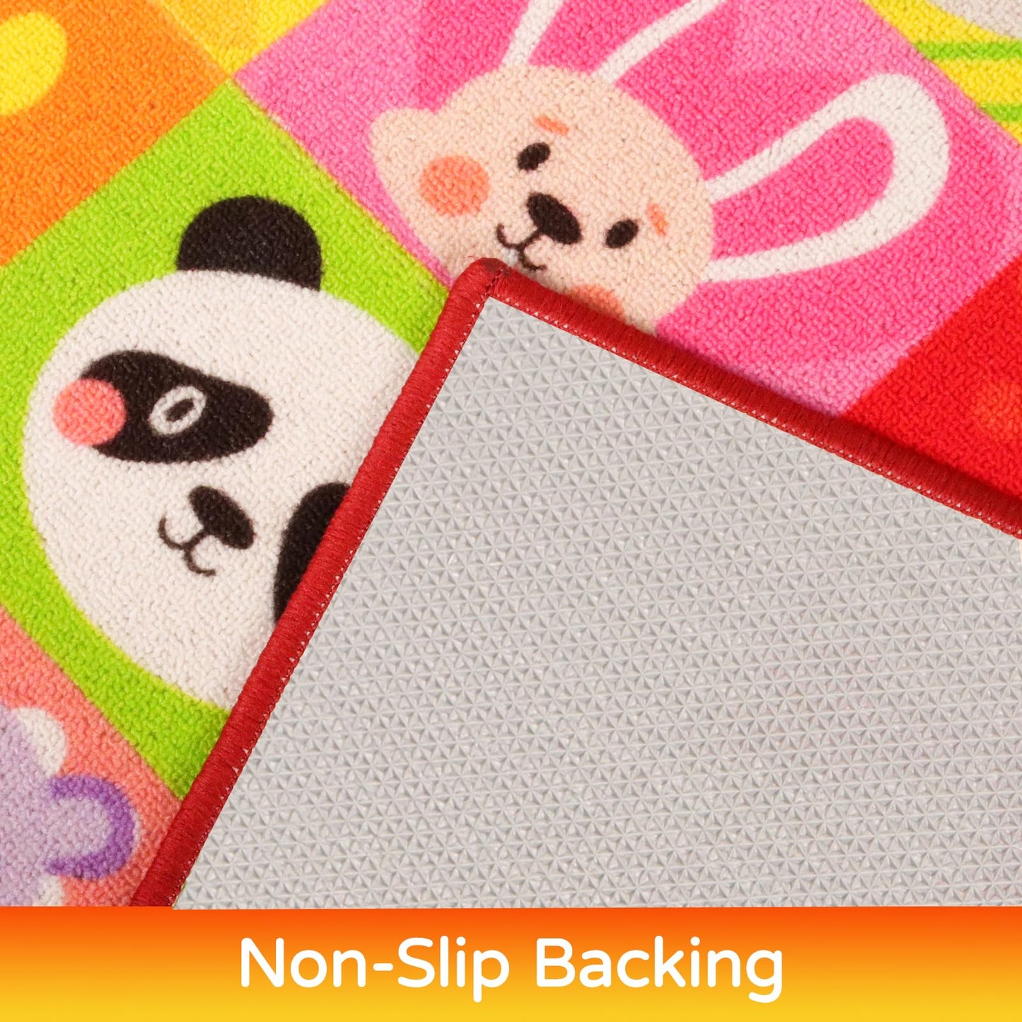 Classroom Carpet Kids Rug,3'3" x 5'3" Cute Animal Kids Rugs for Playroom,Non-Slip Educational Classroom Rug,Washable Preschool Rugs for Classroom Elementary Playroom Kids Room