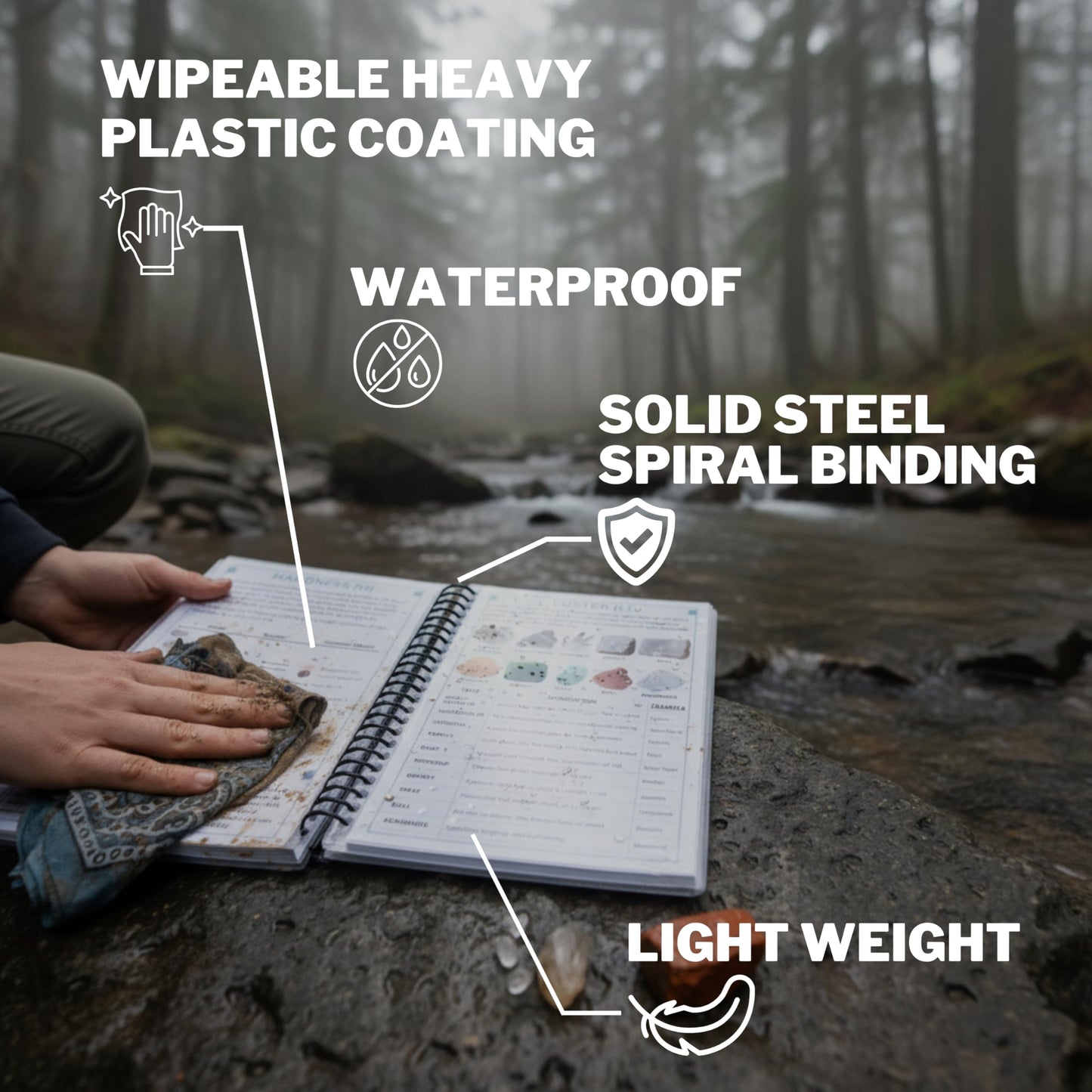 Rocks and Minerals of the United States Identification Field Guide | Thick Waterproof Coating| Find Crystals, Gems, Geodes, and Rocks | Rockhounding ... Rock Chasing [Oct 12, 2024]